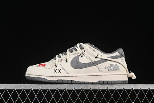 All Categories Nk SB Dunk Series Nk SB Dunk Low High-end Customized Low-top Shoes Nike SB Dunk Low North Series Strap Beige and Gray Hook Anniversary High-end Customized Low-top Casual Shoes YX5066-285